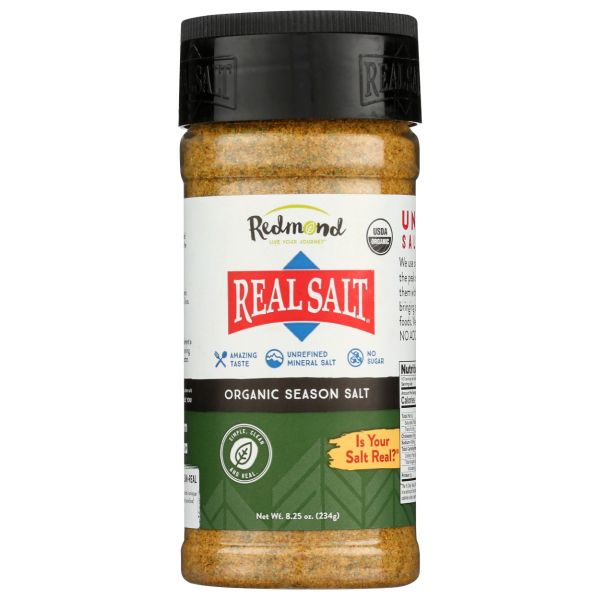 REDMOND: Real Salt Shaker Season Salt Organic, 8.25 oz