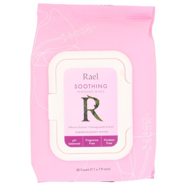 RAEL: Soothing Feminine Wipes, 30 ea