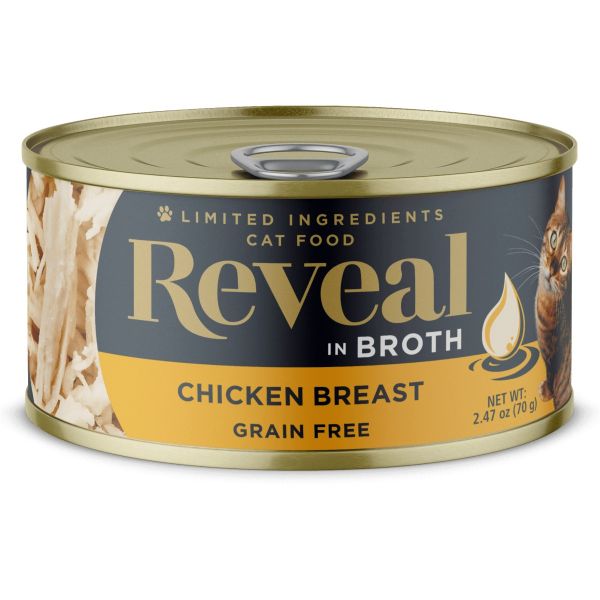 REVEAL: Chicken Breast in Broth Tin, 2.47 oz