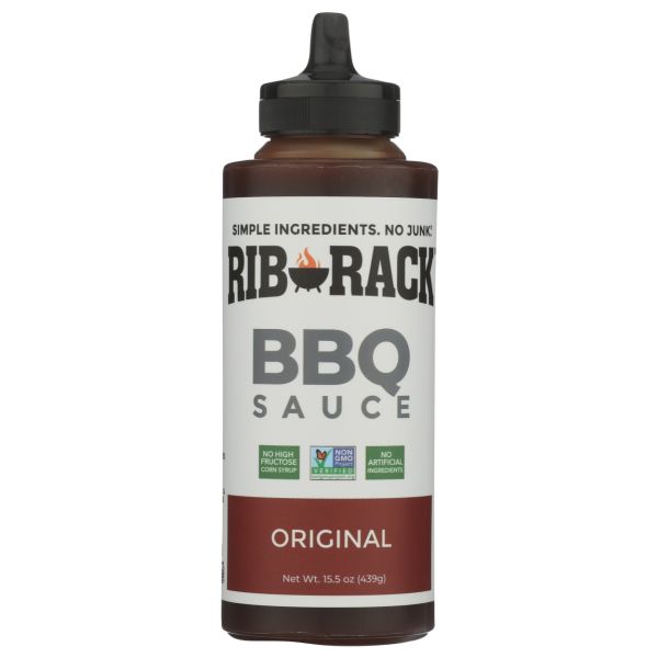 RIB RACK: Original Bbq Sauce, 15.5 oz