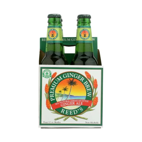 REEDS: Real Ginger Ale Soda 4 Count, 48 fo