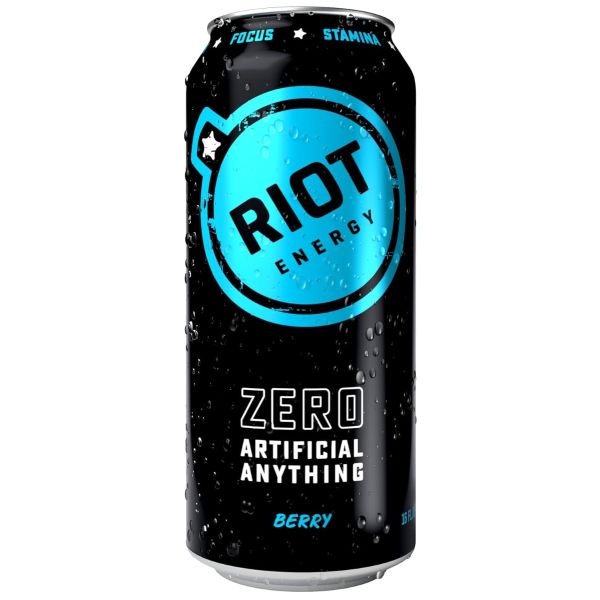 RIOT ENERGY: Berry Energy Beverage, 16 fo