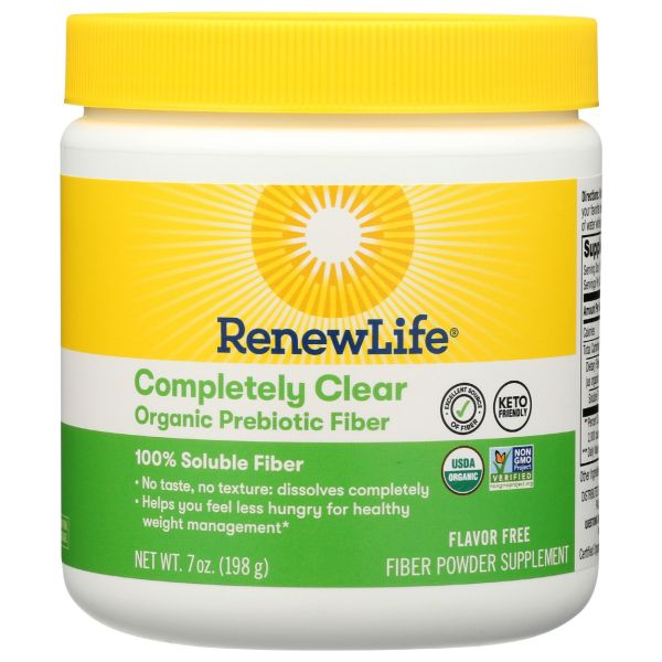 RENEW LIFE: Completely Clear Organic Prebiotic Fiber, 7 oz