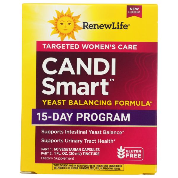 RENEW LIFE: CandiSmart Yeast Balancing Formula, 1 kt
