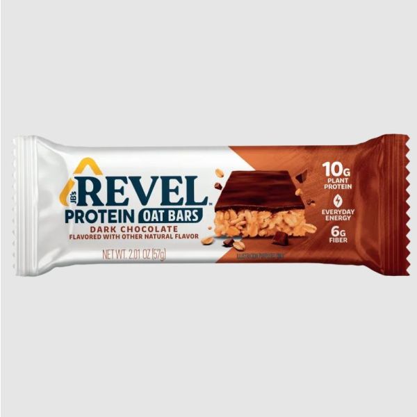 REVEL: Dark Chocolate Protein Oat Bar, 2.01 oz