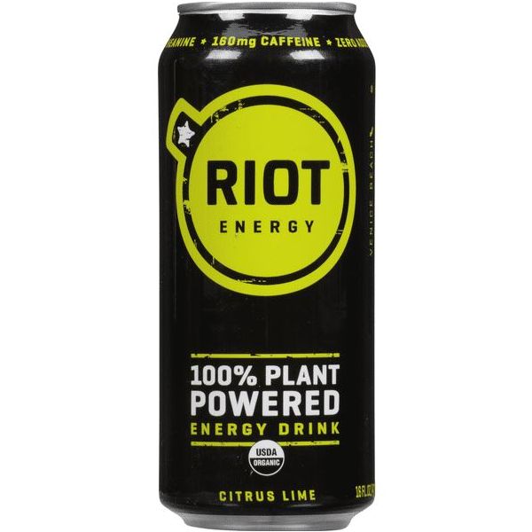 RIOT ENERGY: Citrus Lime Energy Beverage, 16 fo
