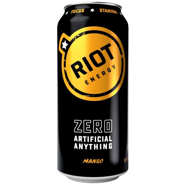 RIOT ENERGY: Mango Energy Beverage, 16 fo
