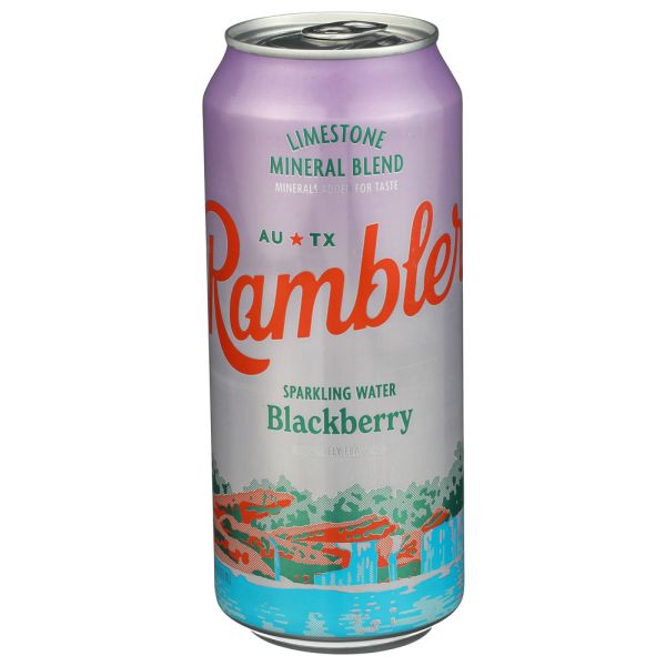 RAMBLER: Blackberry Sparkling Water, 16 fo