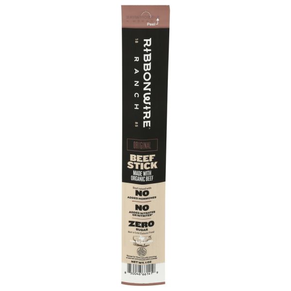 RIBBONWIRE RANCH: Original Beef Stick, 1 oz
