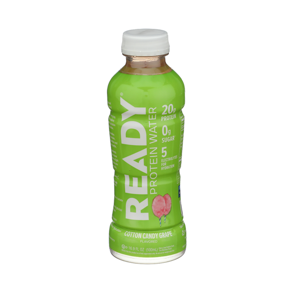 READY: Cotton Candy Grape Protein Water, 16.9 fo