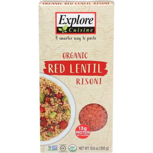 EXPLORE CUISINE: Organic Red Lentil Risoni, 10.6 oz
