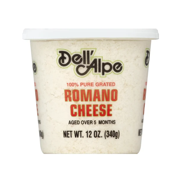 DELL ALPE: Grated Romano Cheese, 12 oz