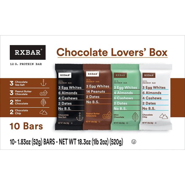 RXBAR: Variety Pack Bar 10Pc, 18.3 oz