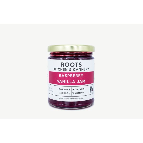 ROOTS KITCHEN & CANNERY: Raspberry Vanilla Jam, 9.5 oz