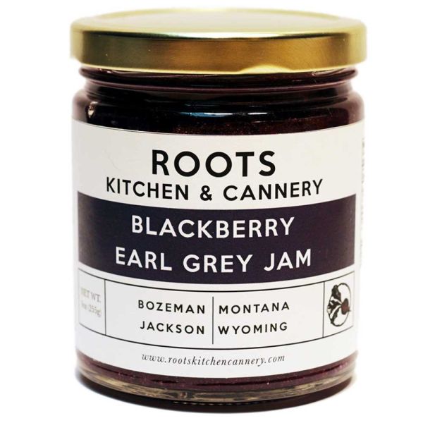 ROOTS KITCHEN & CANNERY: Blackberry Earl Grey Jam, 9.5 oz
