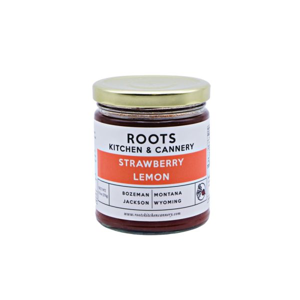 ROOTS KITCHEN & CANNERY: Strawberry Lemon Jam, 9.5 oz