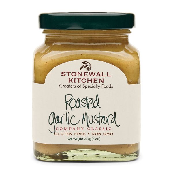 STONEWALL KITCHEN: Roasted Garlic Mustard, 8 oz