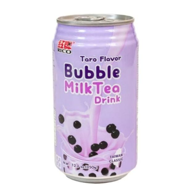 RICO: Bubble Milk Tea Taro Flavor, 12.3 fo