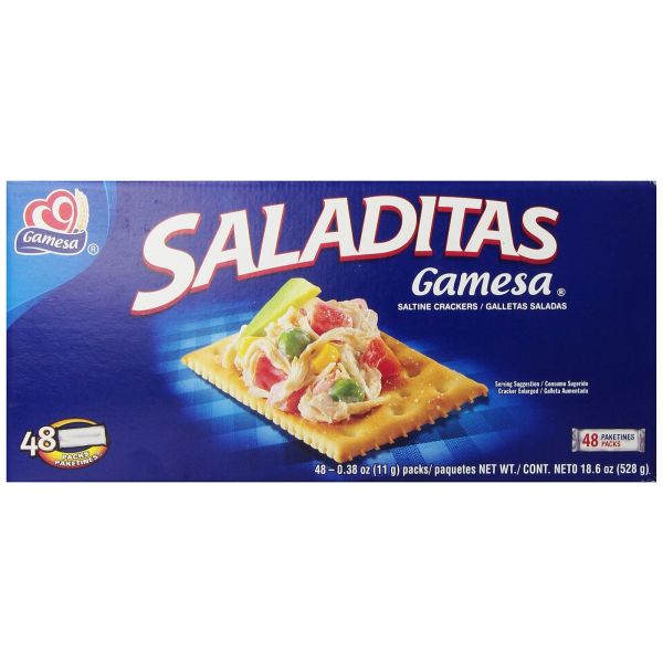 GAMESA: Crackers Saladitas Mini Pack, 18.6 oz