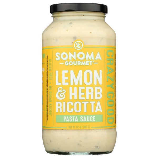 SONOMA GOURMET: Lemon and Herb Ricotta Sauce, 24.5 oz