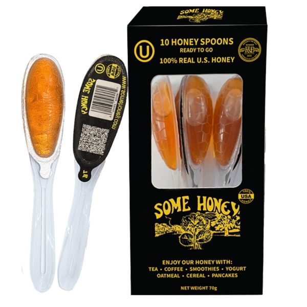 SOME HONEY: Honey Spoons 10 Count, 2.5 oz