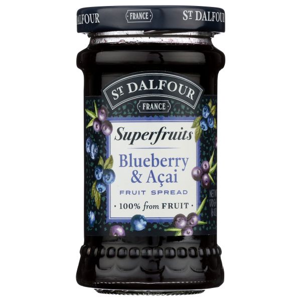 ST DALFOUR: Blackberry and Acai Superfruit Spread, 6 oz