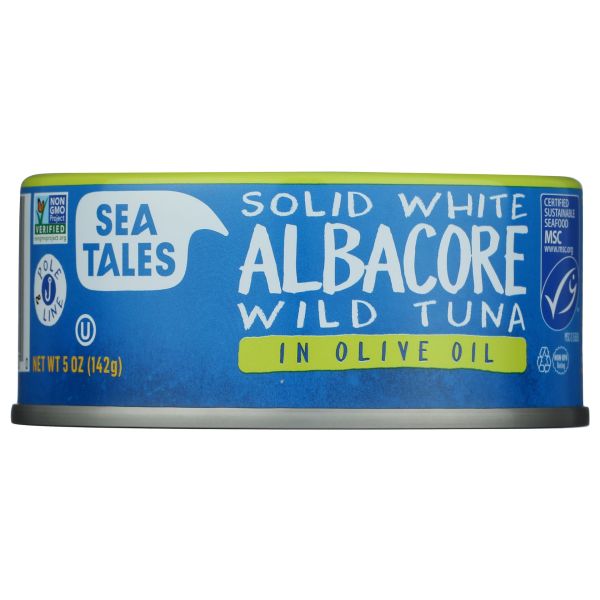 SEA TALES: Albacore Tuna in Olive Oil, 5 oz