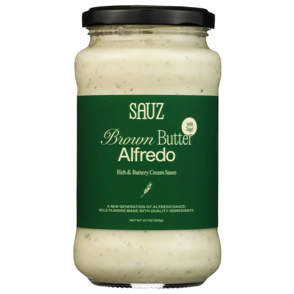 SAUZ: Brown Butter Alfredo Sauce, 14.1 oz