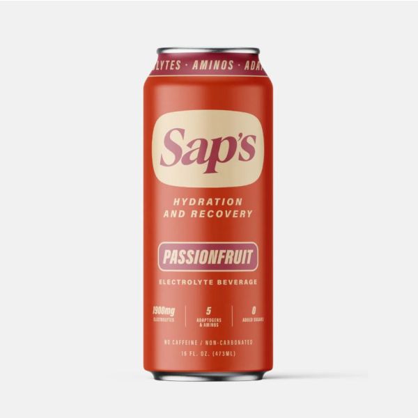 SAPS: Passionfruit Electrolyte Beverage, 16 fo