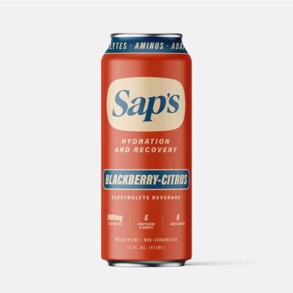 SAPS: Blackberry Citrus Electrolyte Beverage, 16 fo