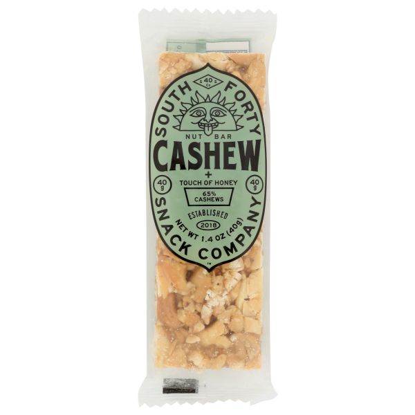 SOUTH FORTY SNACK COMPANY: Cashew Nut Bar, 1.4 oz
