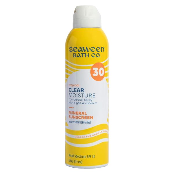 SEAWEED BATH COMPANY: Clear Moisture Mineral Spray SPF 30, 6 fo
