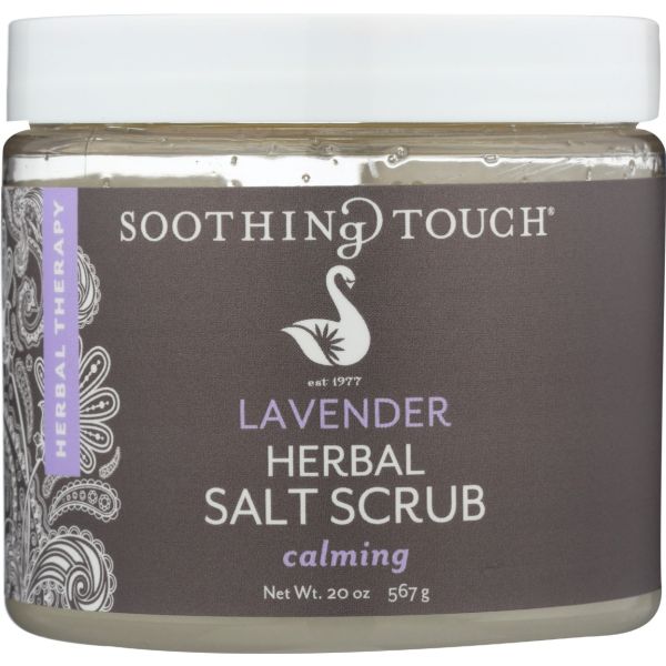 SOOTHING TOUCH: Lavender Salt Scrub, 20 oz