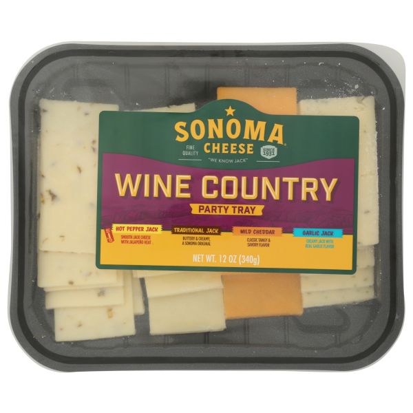 SONOMA CHEESE: Wine Country Party Tray, 12 oz