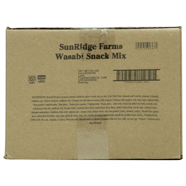 SUNRIDGE FARMS: Wasabi Snack Mix, 20 lb