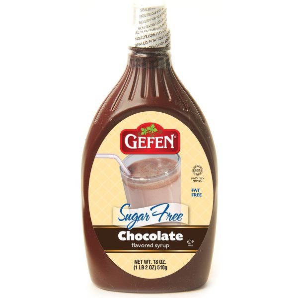 GEFEN: Sugar Free Chocolate Syrup, 18 oz