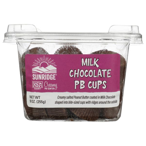 SUNRIDGE FARMS: Milk Chocolate Peanut Butter Cups, 9 oz