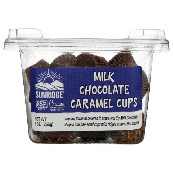 SUNRIDGE FARMS: Milk Chocolate Caramel Cups, 9 oz