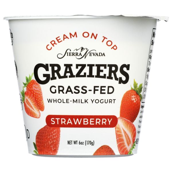 SIERRA NEVADA: Strawberry Whole Milk Yogurt, 6 oz