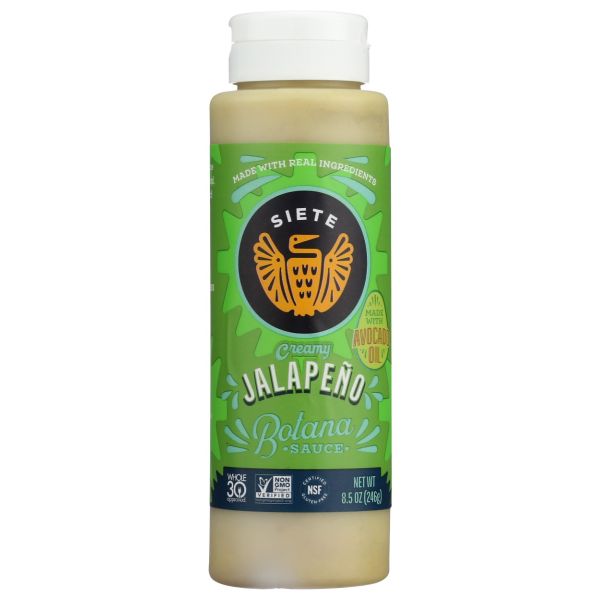SIETE: Jalapeño Botana Sauce, 8.5 oz