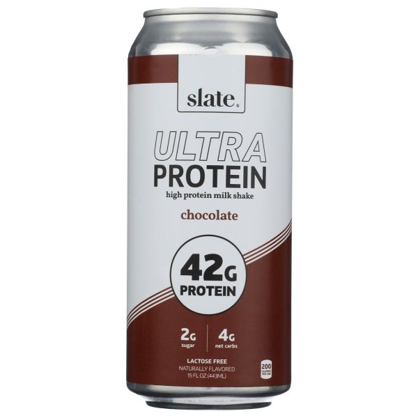 SLATE: Chocolate Ultra Protein Shake 42g, 15 fo