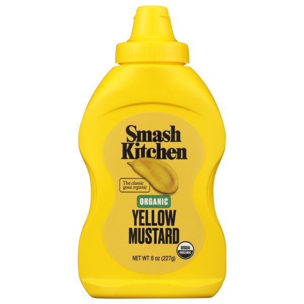 SMASH KITCHEN: Organic Yellow Mustard, 8 oz