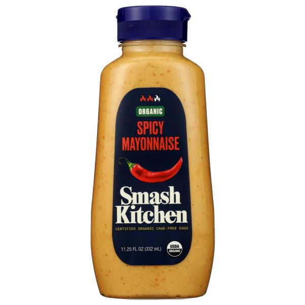 SMASH KITCHEN: Organic Spicy Mayonnaise, 11.25 oz