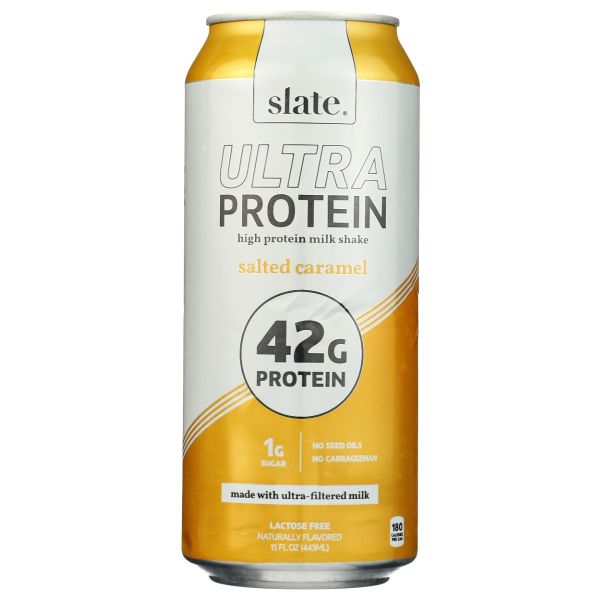 SLATE: Salted Caramel Ultra Protein Shake 42g, 15 fo