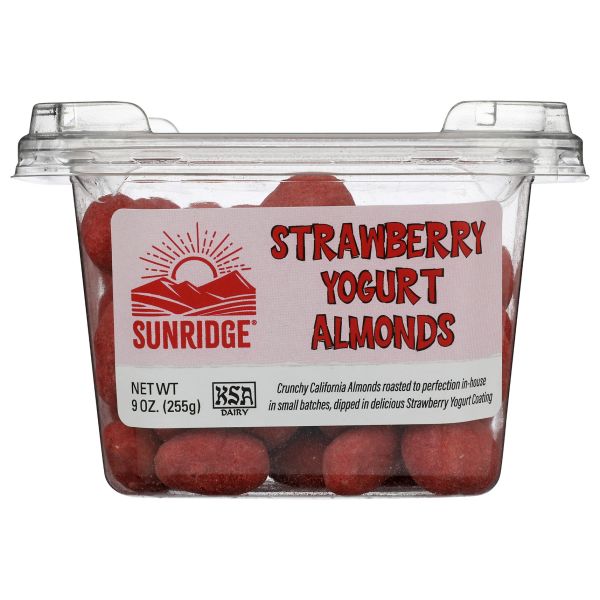 SUNRIDGE FARMS: Strawberry Yogurt Almonds, 9 oz