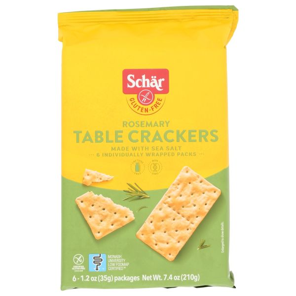 SCHAR: Rosemary Table Crackers, 7.4 oz