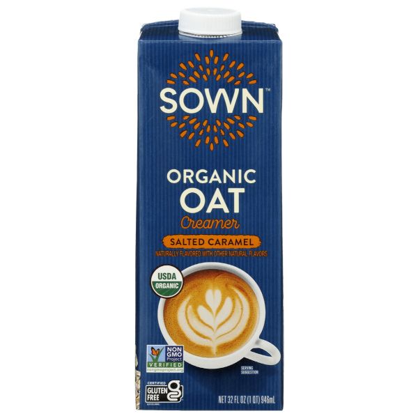 SOWN: Salted Caramel Organic Oat Creamer, 32 fo