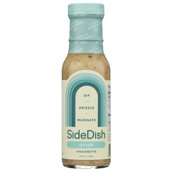 SIDEDISH: Greek Vinaigrette Dressing, 8 oz