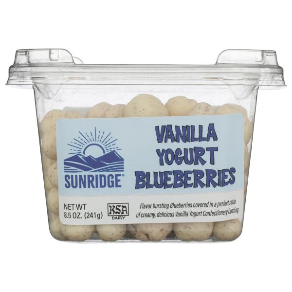 SUNRIDGE FARMS: Vanilla Yogurt Blueberries, 8.5 oz