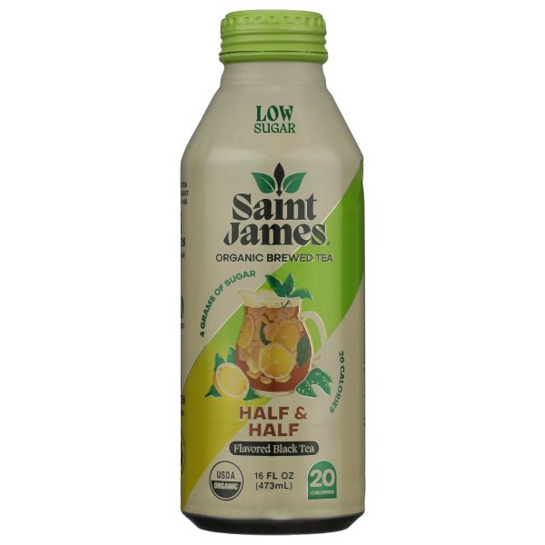 SAINT JAMES BRAND LLC: Half and Half Black Tea, 16 fo